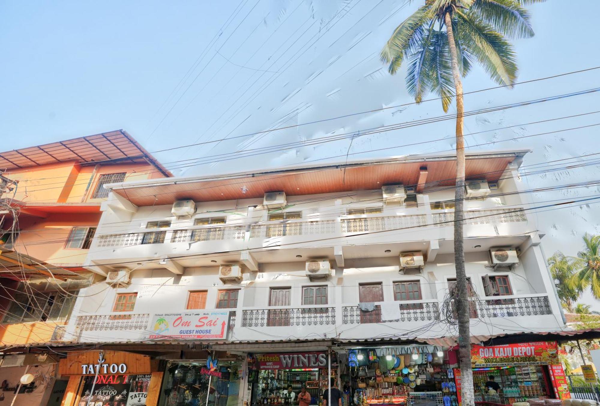 Om Sai Guest House Calangute Exterior foto